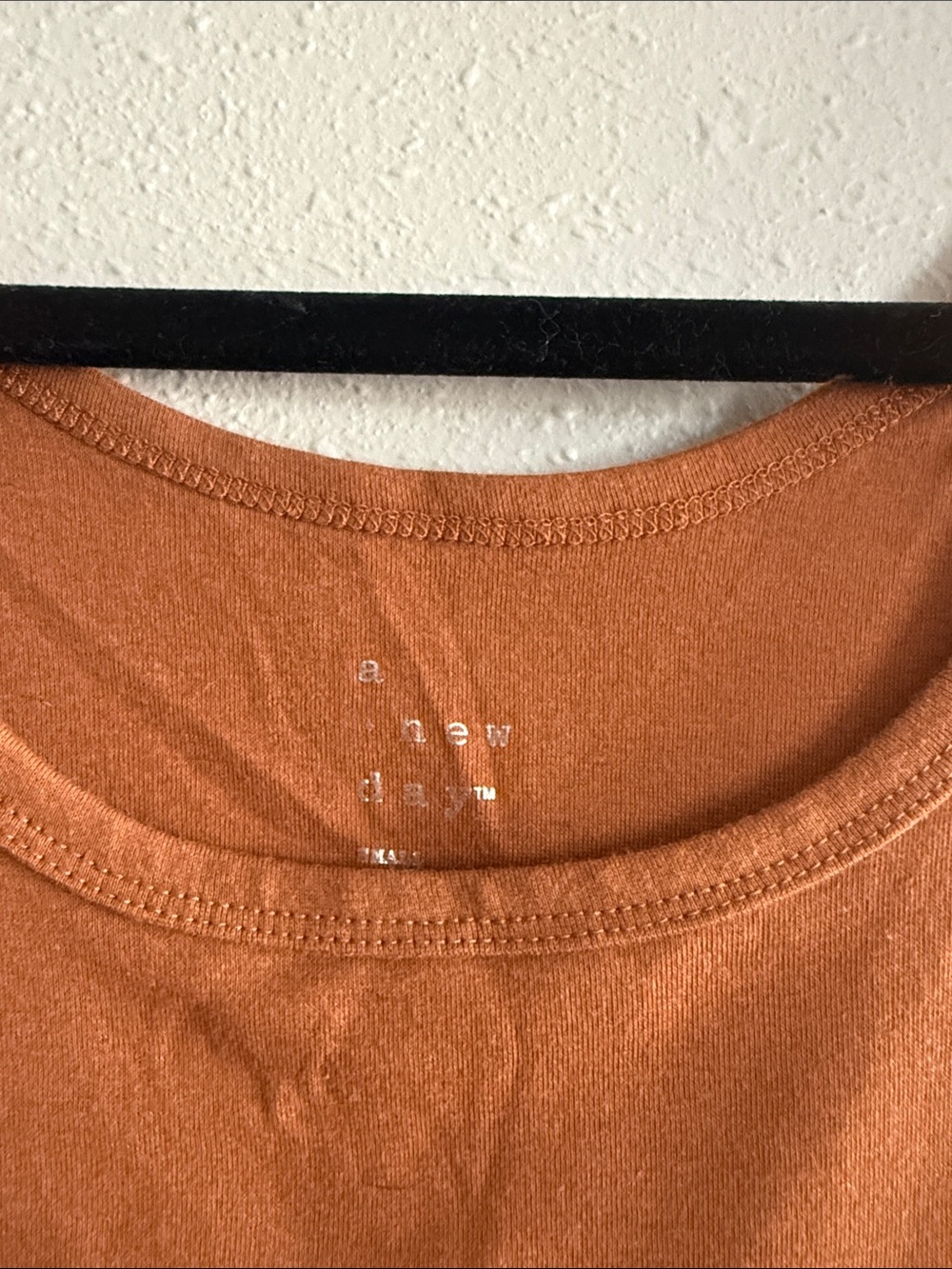 a new day Sleeveless Scoop Neck Tank in Rust - Picture 2 of 3